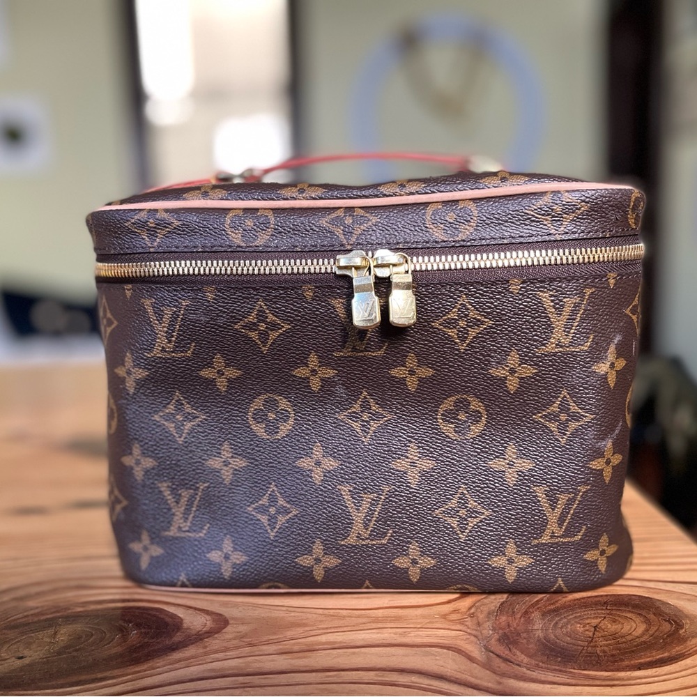 Louis Vuitton Nice Vanity Case Monogram Canvas BB Brown